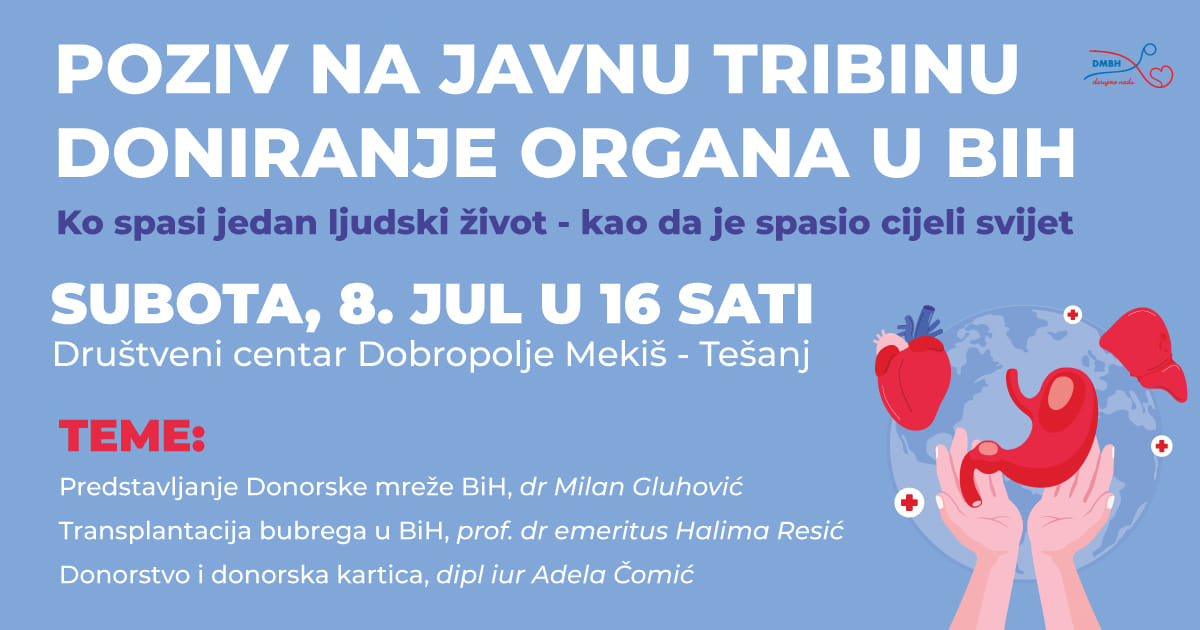 Javna tribina Doniranje organa u BiH